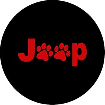 Amazon.com: Stealth - Jeep Paw Prints Dog Lover Spare Tire Cover Black