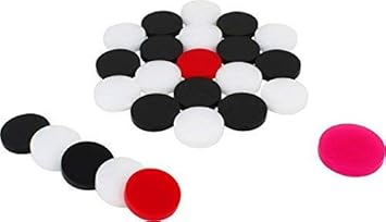 Carrom Coin (24 Coins with 1 STRICKER) by clipi y