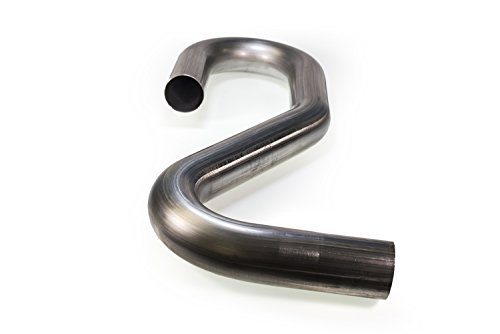 Squirrelly 304 Stainless Steel 3" U J L Mandrel Bend Pipe 180 125 35 Degree 16 Gauge Piping - Thumbnail 3