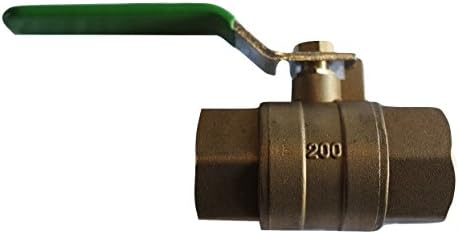 1 " Inch NPT Full Port Brass Threaded Ball Valve - Lead Free Brass