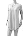 AMORE ALLFY Women's Soft Drape Cardigan Short Sleeve White XX-Large