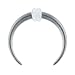 One Acrylic Pincher: 14g Clear (SOLD INDIVIDUALLY. ORDER TWO FOR A PAIR.)