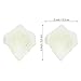 BESKIT Artificial Silk Rose Petals for Romantic Night, Wedding, Party, Anniversary Flower Decorations (Ivory White, 3000 PCS)