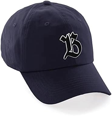 I&W Hatgear Customized Letter Intial Baseball Hat A to Z Team