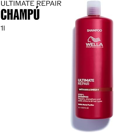ULTIMATE REPAIR Champú Profesional Ligero y Cremoso para Cabello Dañado, 1L