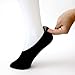 SHEEC - Women's No-Show Casual Socks (Black/Regular) - SoleHugger ACTIVE 2-Pair Pack