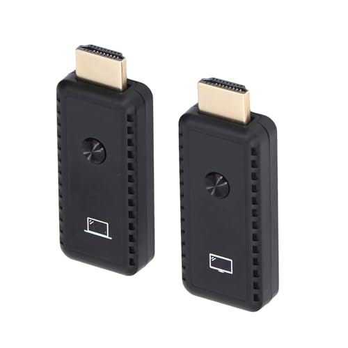 Transmitter and Receiver, Extender 4K Supported, 3D and 1080P 60Hz Ultra HD Output, LDS Antenna, 100FT Range, for PC, Laptop, Camera, Projector, Ect