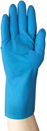Ansell AlphaTec 87-195 Gloves L Blue Latex Food Contact Reusable 12 Pairs view 3