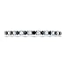 14k White Gold Round Diamond & Blue Sapphire Micro-Pave Bridal Wedding Band Ring (1/4 cttw, H-I, VS2-SI1)