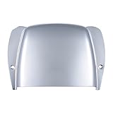 ammoon Short Steel Bridge Cover Protector for Jazz Bass Electric Bass Guitar Part Replacement (Silver)