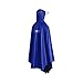 Long Rain Poncho, Duty Reusable Raincoat for Men Women with Hood, One Size Fits All(Navy)