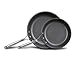 Calphalon Unison Nonstick Slide Surface Omelette Fry Pan, 10-Inch and 12-Inch, Black