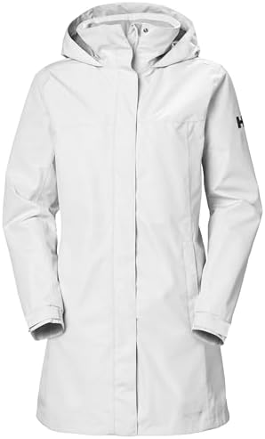 Damen W Aden Long Jacket, Weiß, L EU