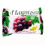 HARMONY Extra Moisturizer Fruity Soap Bar Fruitapone Plus Enriched with Natural Grape Extract Imported from Indonesia - Grape (2.64 Oz.)