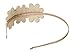 Beige Great Gatsby/Flapper Inspired Fashion Headband/Hairband with Faux Pearls & Rhinestones by Lucky Fifty7
