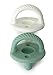 Itzy Ritzy Sweetie Soother Pacifier Set of 2- Silicone Newborn Pacifiers with Collapsible Handle & Two Air Holes for Added Safety; Set of 2 in Green and White, Ages Newborn & Up primary