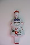 Lady Hungarian Hand Painted Magnet
