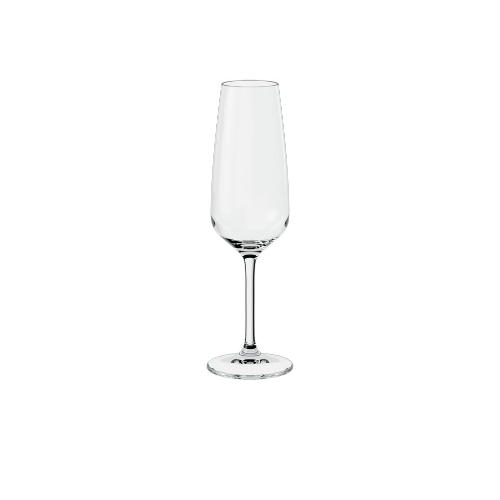 vivo|Villeroy & Boch Group Voice Basic Glass Set of 4 Champagne Flutes, Crystal Glass