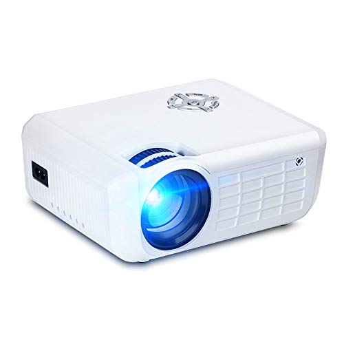 Portable LED Projector, Bestsuri 1080P Multimedia Home Theater Video Projector Support HDMI, USB, SD Card, AV for Home Cinema, TV, Laptops with HDMI Cable