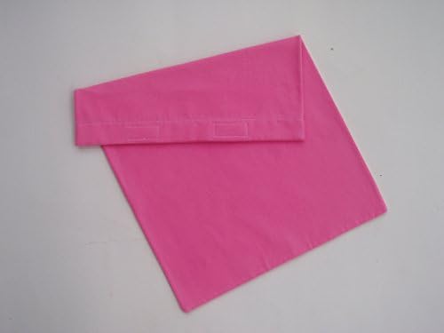 Pink Replacement Cover (or pillowcase) for 12"x24" Heating Pad or Pillow 100% Soft Cotton Flannel