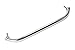Amarine-made Polished Stainless Heavy Duty Oval Boat Marine Grab Handle Hand Rail with Flange & Stud - 12