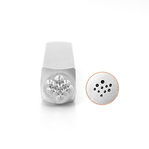 ImpressArt Solid Dot Texture 1 Metal Stamp, 6mm