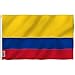 Anley Fly Breeze 3x5 Foot Colombia Flag - Vivid Color and UV Fade Resistant - Canvas Header and Double Stitched - Colombian National Flags Polyester with Brass Grommets 3 X 5 Ft primary