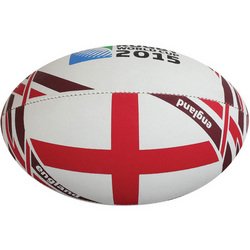 Gilbert Rugby World Cup 2015 England Flag Rugby Ball, Size 5