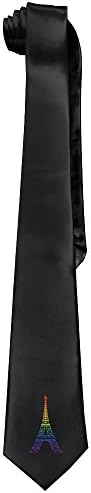 Men's Rainbow Eiffel Tower Classic All Over Skinny Novelty Neckties