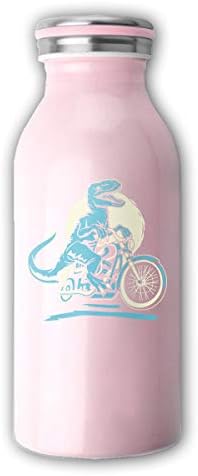 Robert S Villa Raptor Cycle Stainless Steel Vacuum Insulated Double Wall Bottle - 12 Oz Leak-Proof Double Walled Milk Water Coffee Bottle