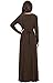 KOH KOH Sleeve Kaftan V-Neck Flowy Formal Winter Gowns
