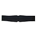 eVogues Plus Size Leatherette Elastic Belt Black - One Size Plus