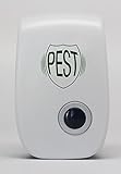 Pest 0 Ultrasonic Pest Repeller - Repels Mice, Rats, Roaches, Spiders, Ants, and Other Insects - Home Pest Control Solution Plus EBook How To Bug Proof Your Household