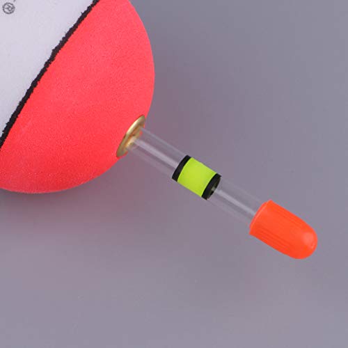 B Baosity 10 Stück Angeln Posen Float Leuchtende Schwimmer Bobber Flussangeln, Seefischen - Nacht Angeln 60-100g – Bild 3