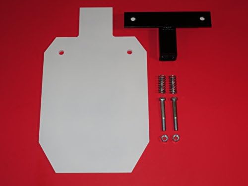 2/3 IPSC Silhouette 3/8" AR500 Steel Target with T-Post Mount