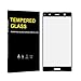 Jaorty for Sony Xperia XZ2 Premium Full Cover Soft Edge Screen Protector,Full Coverage Tempered Glass 3D Round Edge 9H Hardness Anti-Scratch HD Clear Easy Installation(1 Pack,Black)