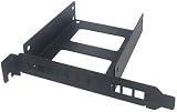JMT Black 2.5inch IDE SATA SSD HDD PCI Slot Mounting Bracket Adapter Tray Full view 2