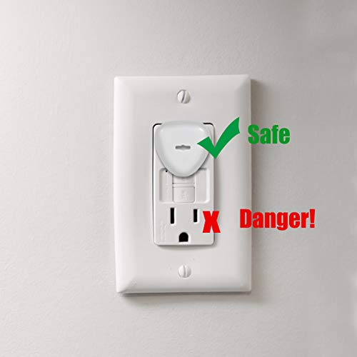 Outlet Plug Covers,Orifa Outlet Plug Caps,37 Packs Childproof Electrical Protector Safety Caps for Wall Socket Prevent Child Away from Electricity Danger - Thumbnail 4