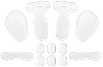 Gel Grip Protector Heel Grips Cushion Inserts Liners Pads Shoes Insoles High Heel Pads for Shoes Boots Anti Slip Blister Pain Prevention 12 Pcs