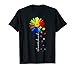 choose kind Autism awareness daisy flower shirt, warrior