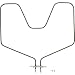 GE WB44X5099 Oven Bake Element for conventional GE and Hotpoint Ovens