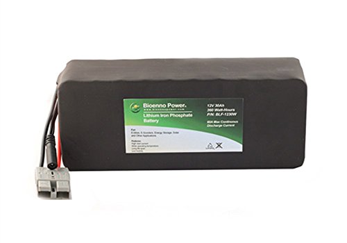 Bioenno Power 12V, 30Ah LFP Battery (PVC, BLF-1230W)