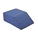 Hermell Zero Gravity Leg Elevation Pillow, Post-Surgery, Leg Pain, Back Injury, Sciatica Pain Relief, Removable Cover - Blue