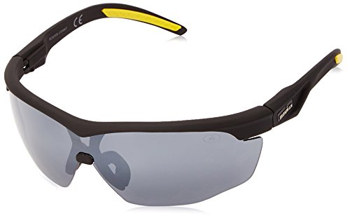 Ironman Men's Tenacity Wrap Sunglasses, Matte Black Rubberized, 136 mm