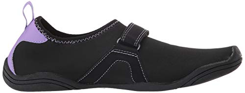 JSport by Jambu Women's Cycle Water Ready Fisherman Sandal, Black/Lavender, 9 M US