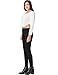 Aphratti Women's Long Sleeve Crochet Crop Top Pullover Knit Sweater