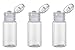 12PCS 30ml 1oz BPA Free Clear Empty Plastic Flip Cap Bottle Jar Pot Vial Container For Emulsion Liquid Makeup Lotion Emollient Water Comestic Shower Gel ​ Sample ​