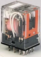 OmronIndustrial Automation Relay, Dpdt, 250Vac, 24Vdc, 10A - MY2-02-DC24