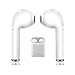 Bluetooth Headphones, Wireless In-Ear Earphones V4.2 Gym & Sport Earbuds Sweat-Proof Headsets for IOS Android (HiFi Stereo, Noise Cancelling, Hands- Free Call, 6 Hrs Playtime, 12M Range) -White