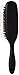 J&D Beauty Wet Brush, Pro Shine Enhancer Detangle Brush, Black